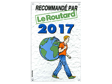 Recommandé par le Guide du Routard 2017